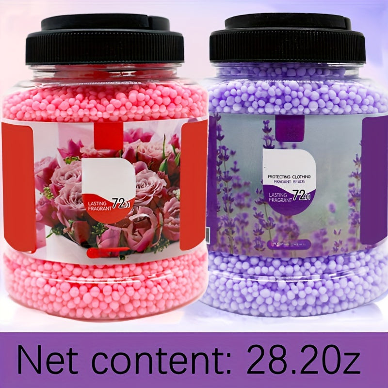 800g Large Bucket Laundry Scent Booster Beads - No Power Needed, Bathroom Essentials