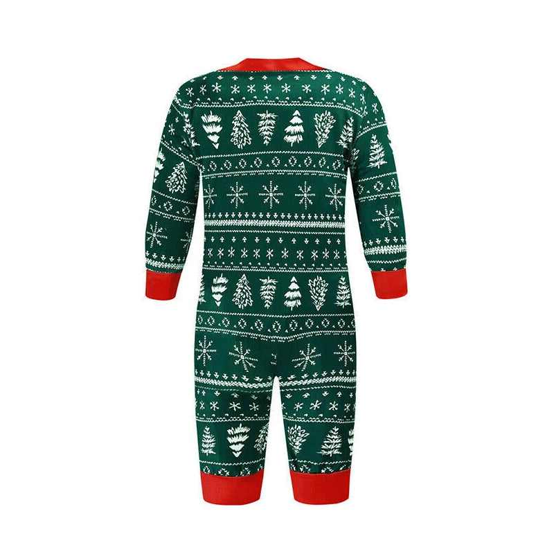 Christmas Family Matching Pajamas Set Mother Father Kids Clothes