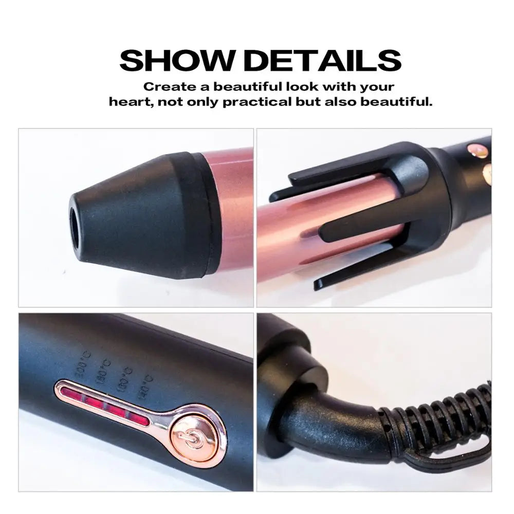 Automatic Hair Curler Auto Hair Curling Iron Ceramic Rotating Air Curler Air Spin Wand Styler Curl Machine Magic Hair Curler