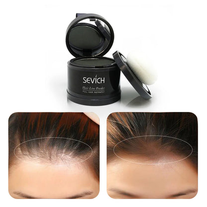 Sevich Volumizing Hair Fluffy Powder Instantly Black Root Cover Up Natural Hair Filling Hair Line Shadow Powder Hair Concealer