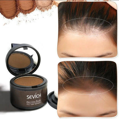 Sevich Volumizing Hair Fluffy Powder Instantly Black Root Cover Up Natural Hair Filling Hair Line Shadow Powder Hair Concealer