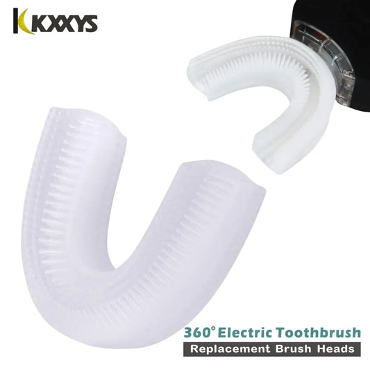 360 Degrees U Type Intelligent Automatic Sonic Replacement Head Electric Toothbrush Adults Kids Children Tooth Whitening