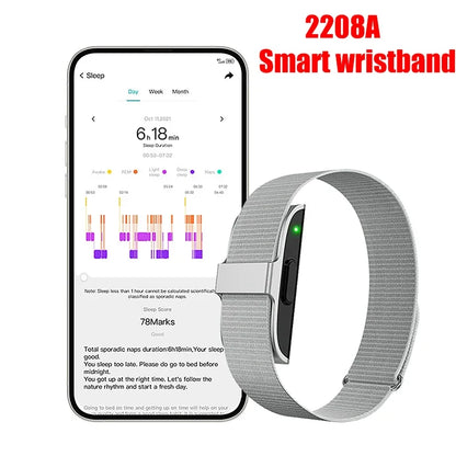 2208A Smart Bracelet Heart Rate Blood Pressure Monitor Pedometer Sport Fitness Tracker for Men Women Electronic Bracelet