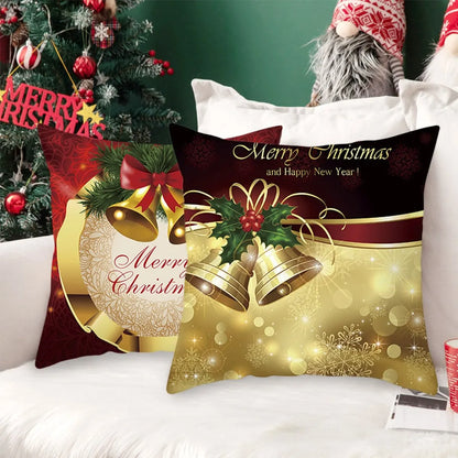 Christmas Cushion Cover Merry Christmas Decorations for Home 2024