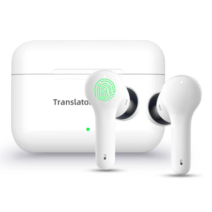 Wooask M6 Translator Earbuds,Real Time Voice Translator Headphones ,Two-way Offline Translation Device,for Travel Business