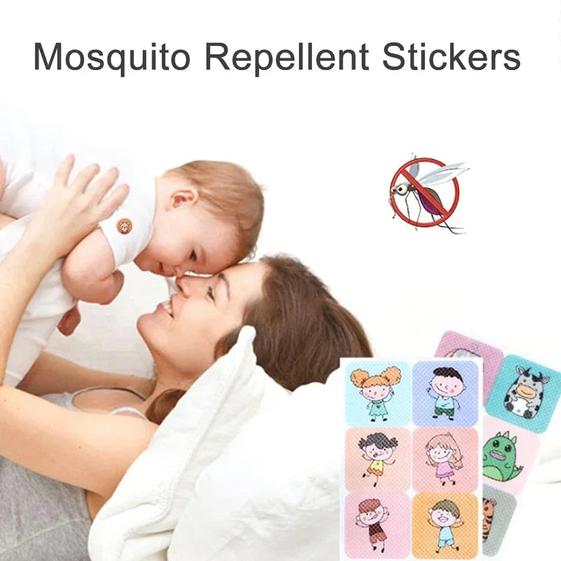 Cartoon Mosquito Patch 120/240PCS 100% Natural Non Toxic Mosquito Repellent Anti-Mosquito Repellent Patch for Children