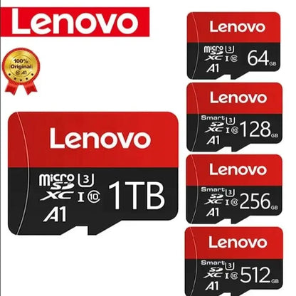 Original Lenovo SD 1TB Micro TF Mini SD Card 256GB 512GB 128gb 64GB TF Memory Flash Card for Phone/Computer/Camera