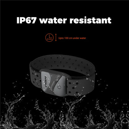 COOSPO HW807 HRV Heart Rate Monitor Armband Optical Outdoor Fitness Sensor Bluetooth 5.0 ANT+ IP67 Running Cycling for Wahoo