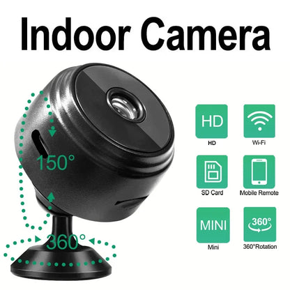 A9 Wifi Mini Camera 1080P Security Monitoring Wireless Remote Night Vision Video Surveillance Smart Home Mini DV Cam HD Camera