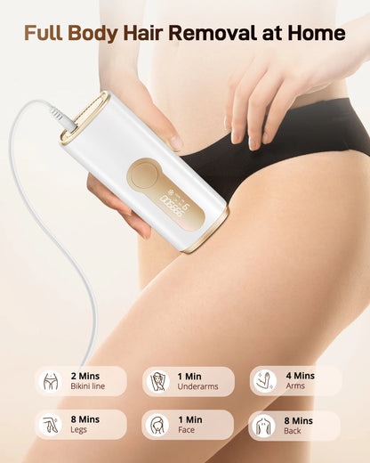 IPL Hair Remover Laser Epilator Devices ICE Cooling 999900 Flashes 3 IN 1 Permanent Painless Whole Body Treament For Women Men