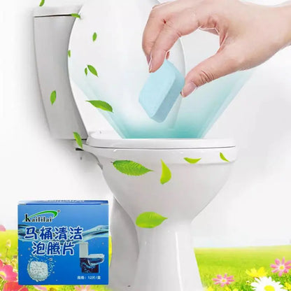 Toilet Cleaning Tablets - 12 Pcs