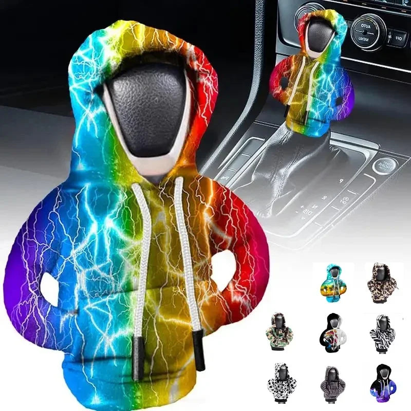 Car Manual Automatic Universal Shift Lever Interior Decor Gear Shift Hoodie Cover Shift Cover car Gear Handle Decoration