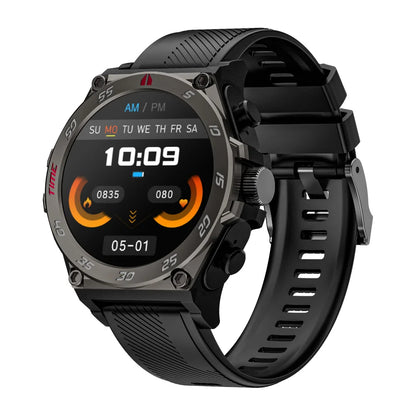 Smart Watch with Earbuds 1.52" IPS HD Screen Smartwatch for Men Rugged Military Fitness Tracker All-in-one BT Call Watch