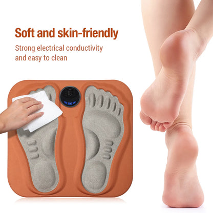 3D Smart Foot Massage Pad Feet Massager Improve Blood Circulation Relax Muscles Slim Legs Rechargeable Foot Pad