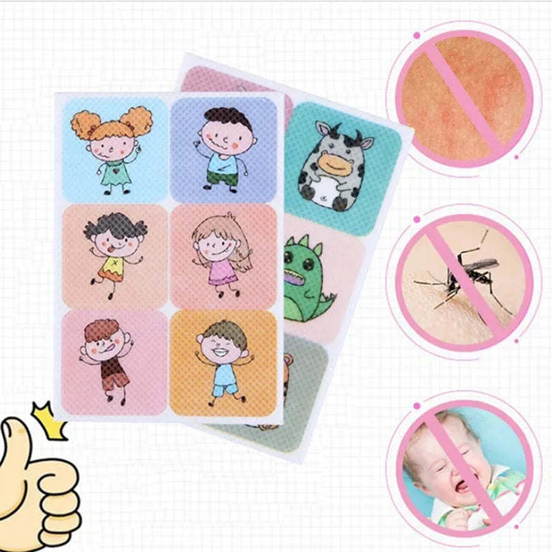 Cartoon Mosquito Patch 120/240PCS 100% Natural Non Toxic Mosquito Repellent Anti-Mosquito Repellent Patch for Children